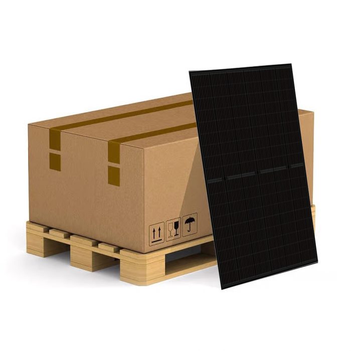 Luxen Solar 480W TopCon N-Type Bifacial Solar Module Black Frame Luxneri Series n5 - Image 1