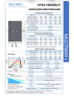 F-430W FULL BLACK DOUBLE GLASS SOLAR PANEL - Image 3