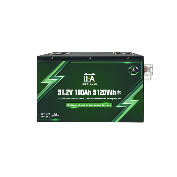 Idealakku IB-Serie LiFePO4-Batterie 48 V 100 Ah mit Smart-BMS und Bluetooth - Image 5