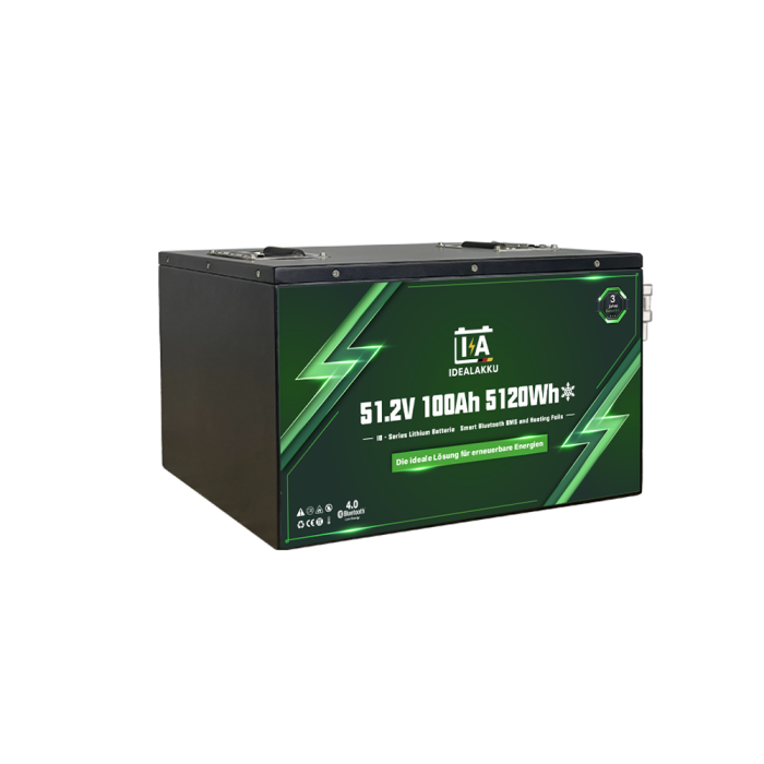 Idealakku IB-Serie LiFePO4-Batterie 48 V 100 Ah mit Smart-BMS und Bluetooth - Image 8