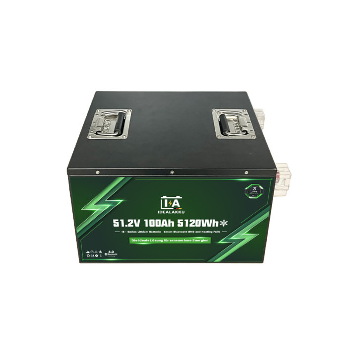 Idealakku IB SERIES Lithium Battery LiFePO4 48V 100Ah Smart BMS Bluetooth with Heating - Image 2