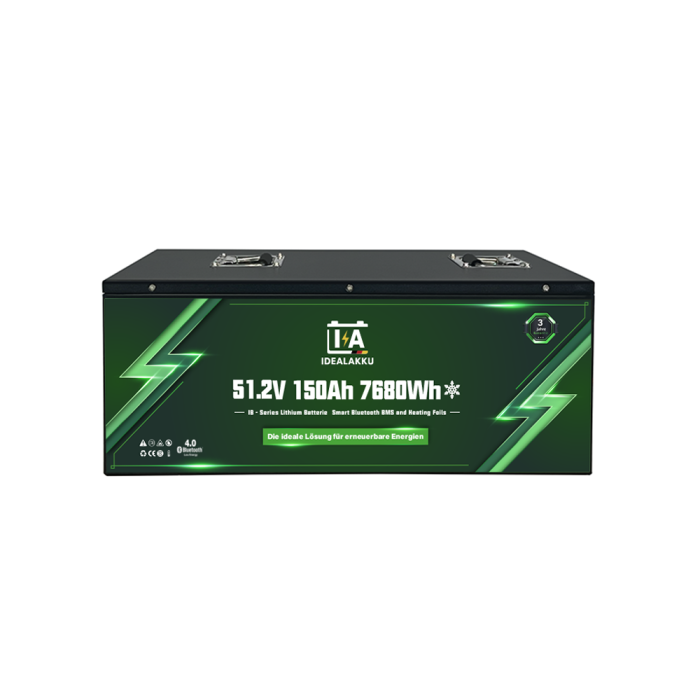 Idealakku IB SERIES Lithium Battery LiFePO4 48V 150Ah Smart BMS Bluetooth with Heating - Image 6
