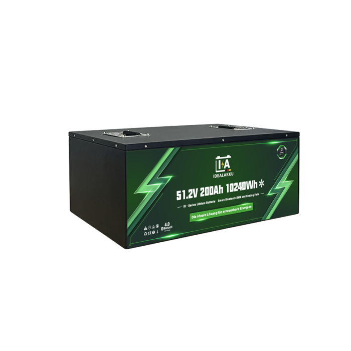 Idealakku IB SERIES Lithium Battery LiFePO4 48V 200Ah Smart BMS Bluetooth with Heating - Image 4