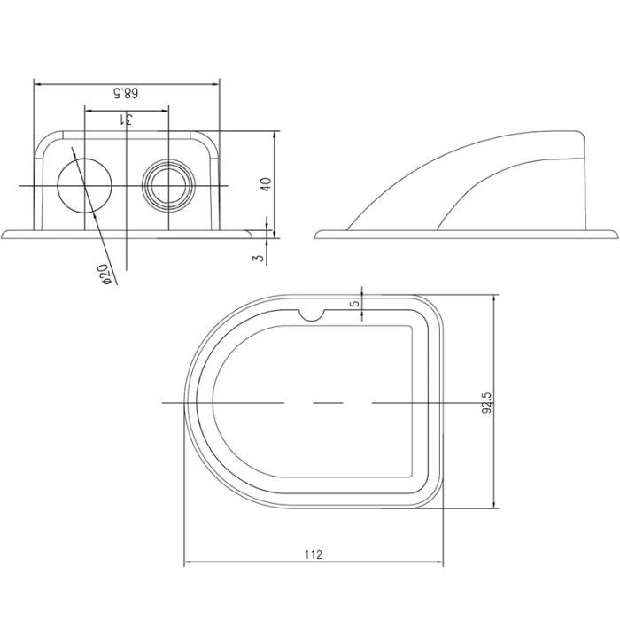Αγωγός στέγης 2πλος - Image 4