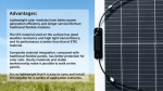 TOPCon-N-180W (1270*790*2mm) CPC Semi-Flexible Solar Panel - Image 2