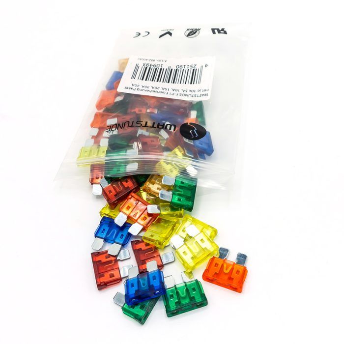 Paket fuses 5x 5A, 10A, 15A, 20A, 30A, 40A - Image 1
