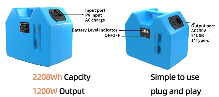 AST2208 Power Station + 200W Semi-Flexible Solar Panel - Image 4