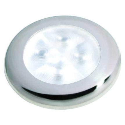 Hella LED Slimline 12V round stainless steel ring