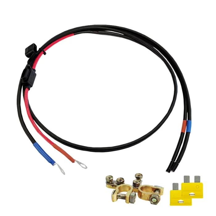 BATTERY CABLES with FUSE  and poles SET - Image 1