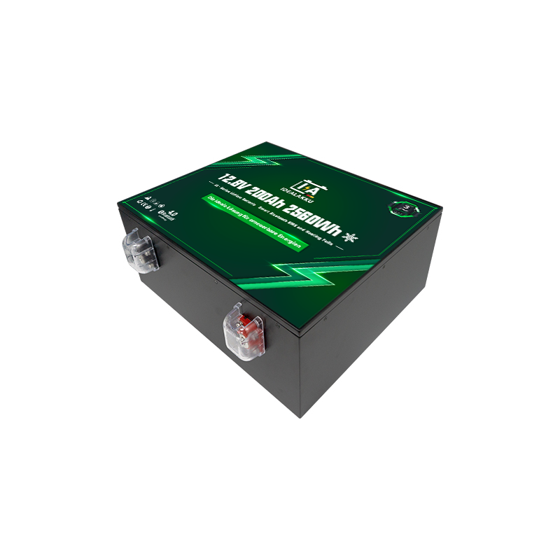 3 Idealakku IA SERIES Lithium Battery LiFePO4 12V 200Ah Smart BMS with Bluetooth Motorhome Under-Seat Battery with Heating - Image 1