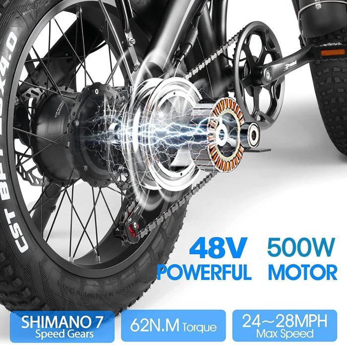 QQ图片20230112143119 Electric Bike, 500W Motor 20″ Foldable - Image 2