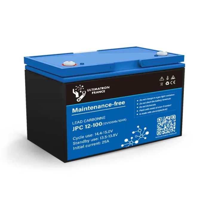 100Ah 12V Lead Carbon Battery Slow Discharge – ULTIMATRON - Image 1