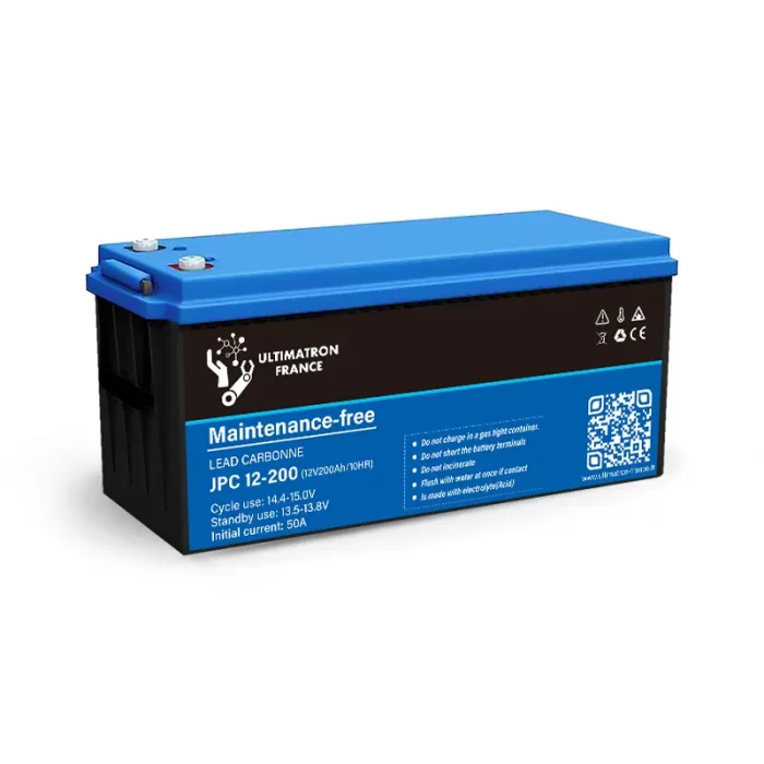200Ah 12V Lead Carbon Battery Slow Discharge – ULTIMATRON - Image 1