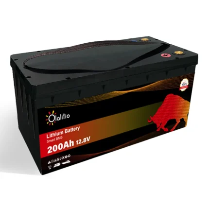 Batterie Lithium 200Ah 12V LiFePO4-BMS-Olalitio