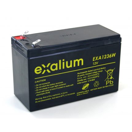 BATTERY 12V 9AH (151 X 65 X 94) EXALIUM (EXA1236W )