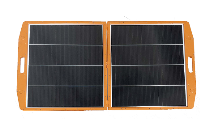 120W folding solar panel with glass - Image 2