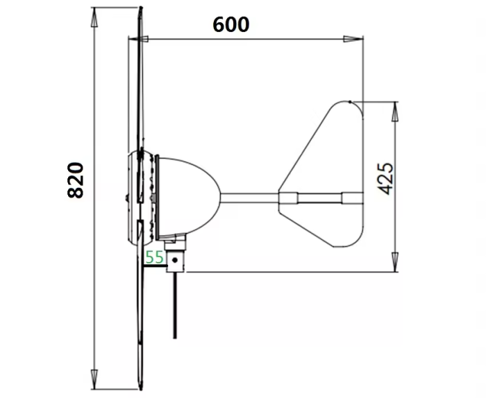 wind mini generator M300/12v 90w/h - Image 2
