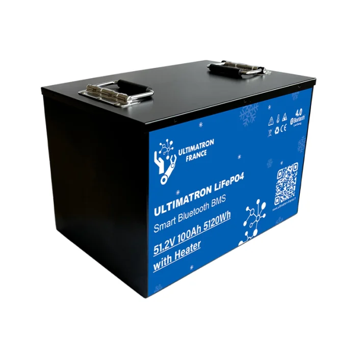 Batterie Lithium Sous Siège de 51.2V 100Ah LiFePO4 Smart BMS Avec Bluetooth Chauffage - Image 1