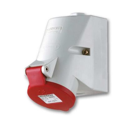 Socket female 5P, 380VAC, 63A MAX.