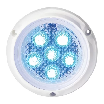 Round underwater light blue 134 mm