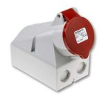 Socket female 4P, 380VAC, 32A Max.