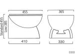 Ocean Luxury Silent Standard electric toilet 24V - Image 3