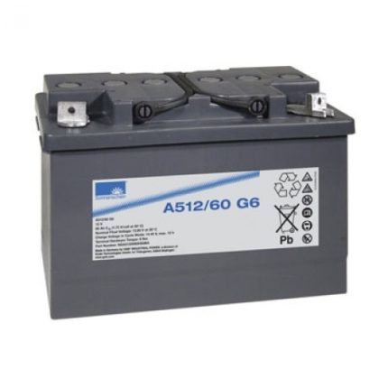 LEAD GEL BATTERY 12V 60AH (278 X 175 X 190) LUGS G6 EXIDE