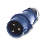 Socket CEE Male 3P, 220V, 32A max.