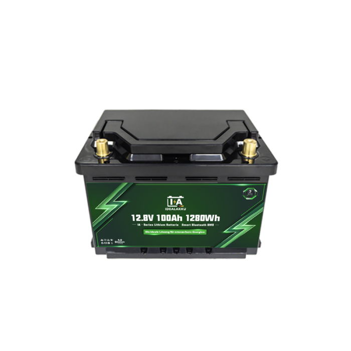 Idealakku IA SERIES Lithium Batterie LiFePO4 12V 100Ah LN3 Smart BMS mit Bluetooth - Image 4