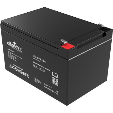 AGM 12Ah 20HR 12V - Solar battery Extremely cycle-resistant
