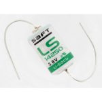 3.6V Lithium battery 1, 2Ah LS14250 + son Saft