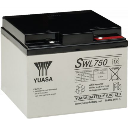 BATTERIE PLOMB 12V 25AH (166X175X125) YUASA (SWL750)