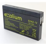 LEAD BATTERY 12V 2AH (150X20X85) EXALIUM (EXA2-12)