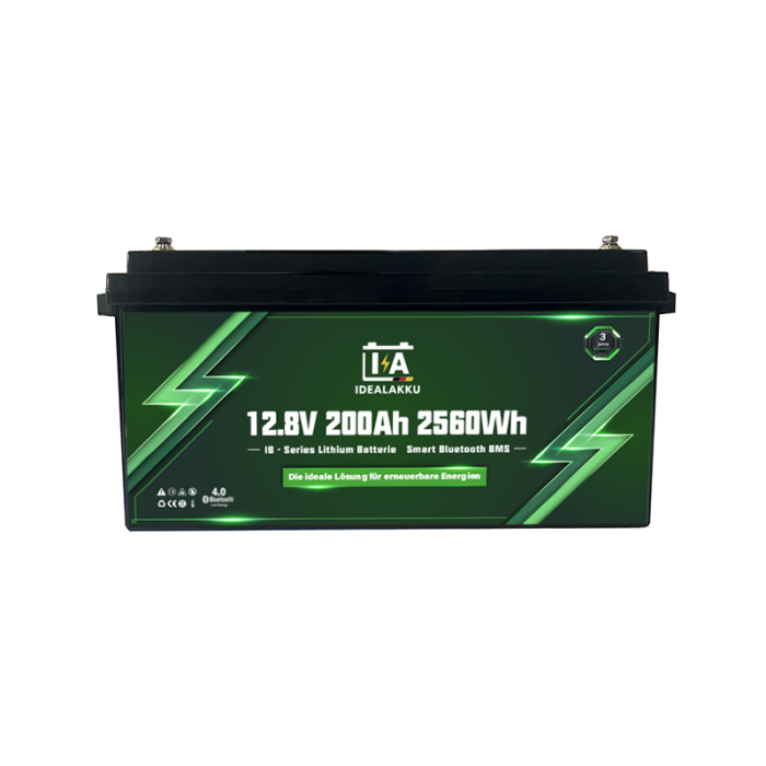 Idealakku IB SERIES Lithium Batterie LiFePO4 12V 200Ah PRO Smart BMS mit Bluetooth - Image 4