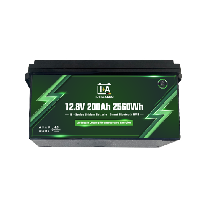Idealakku IB SERIES Lithium Batterie LiFePO4 12V 200Ah PRO Smart BMS mit Bluetooth - Image 7