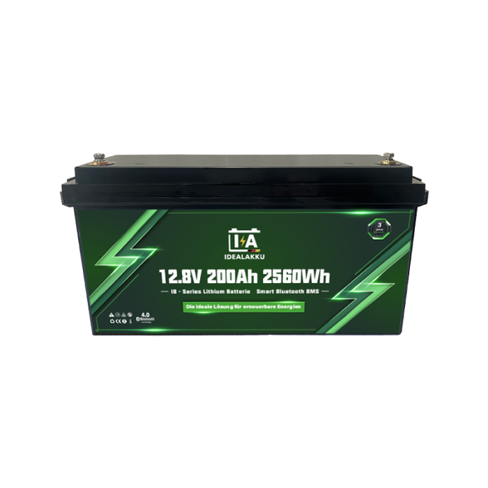 Idealakku IB SERIES Lithium Batterie LiFePO4 12V 200Ah PRO Smart BMS mit Bluetooth - Image 11