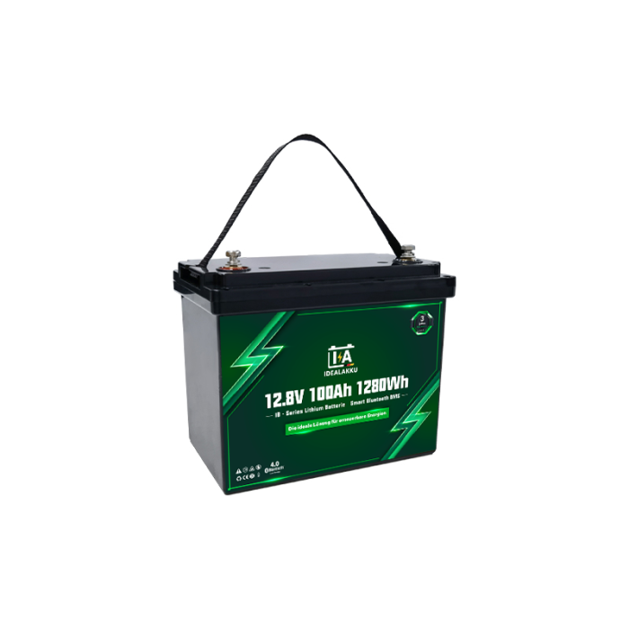 IdealakkuIB series LiFePO4 battery 12 V 100 Ah with Smart-BMS, Bluetooth and heating - Image 5