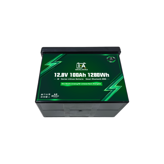 IdealakkuIB series LiFePO4 battery 12 V 100 Ah with Smart-BMS, Bluetooth and heating - Image 7