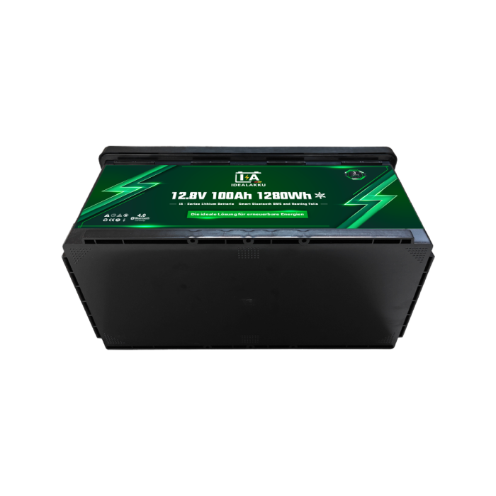 Idealakku IA-Series LiFePO4 Battery 12V 100Ah Motorhome Under-Seat Battery with Smart-BMS, Bluetooth and Heating - Image 8