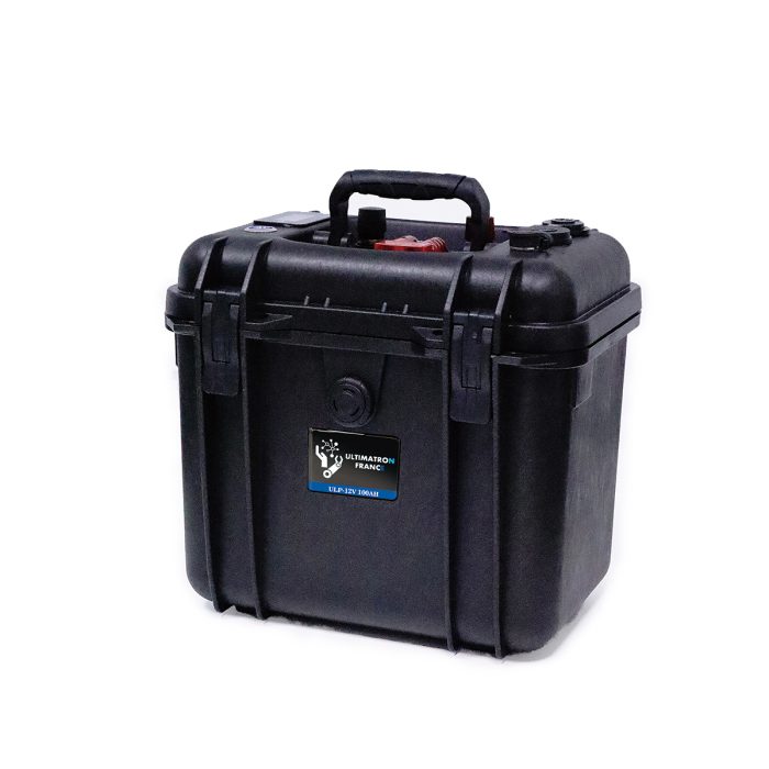 Ultimatron Waterproof Lithium Suitcase Battery 25.6V 50Ah 1280Wh LiFePO4 Smart BMS with Bluetooth - Image 3