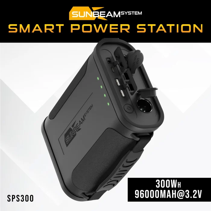 SMART POWER STATION – HIGH-CAPACITY POWER BANK – 300 MPPT - Image 2
