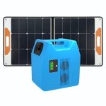 AST1104 Power Station + 100W Portable Solar Panel