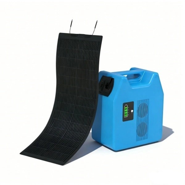 sf+ast1000 AST1104 Power Station + 200W Semi-flexible Solar Panel - Image 1